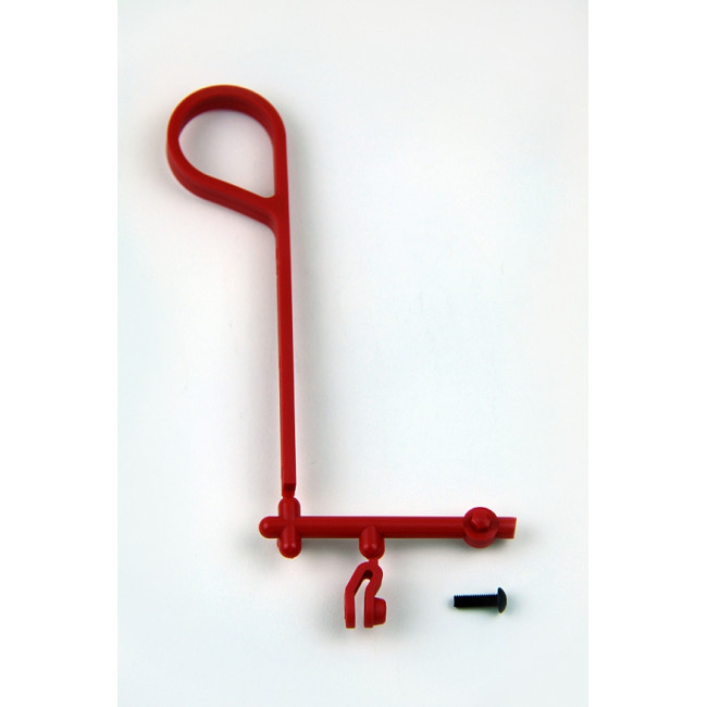 373-R TIRADOR PARA DEPÓSITO COCHE RC 1/8 EN ROJO