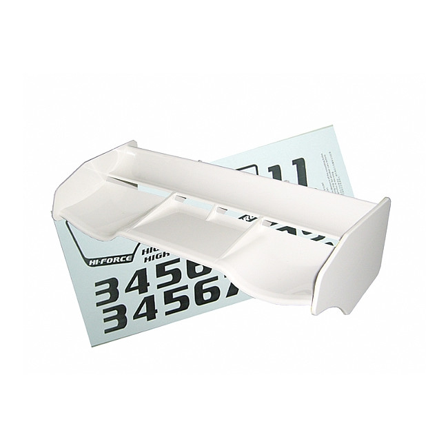 ALERÓN HI-FORCE COCHE RC BUGGY 1/8 BLANCO