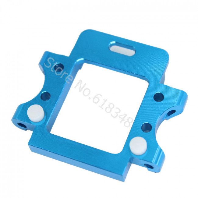 SPORTE CAJA DIF DELANTERA ALUMINIO AZUL HSP 1/10