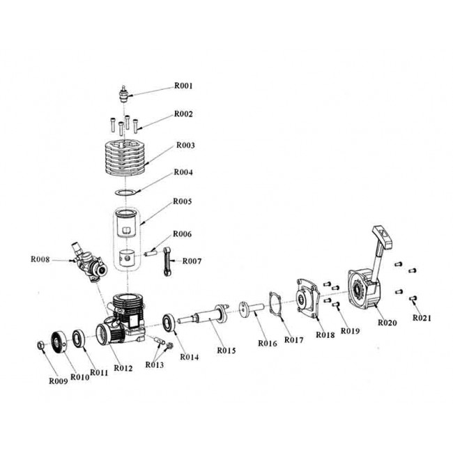 Biela motor Vertex 18CXP