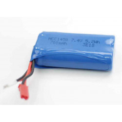 BATERÍA LI-ON 7.4V 700MHA CONECTOR BEC 5.5X3X2.5CM