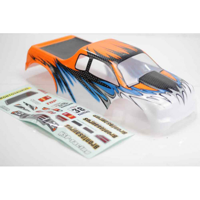 CARROCERÖA TRUCK 1/10 BLANCA AZUL ROJA