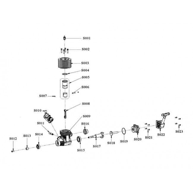 Biela motor Vertex 21CXP