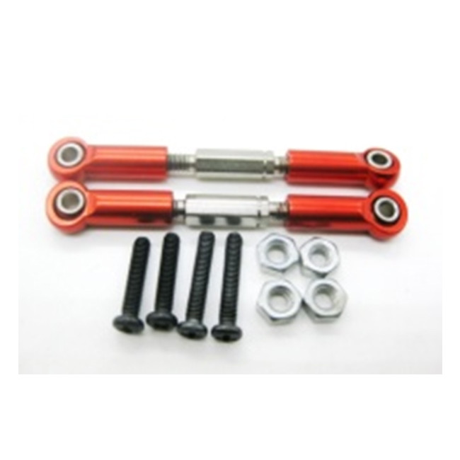 TIRANTE DIRECCIÓN AJUSTABLE ALUMINIO ROJO 12428