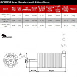 MOTOR BRUSHLESS LEOPAD V2 4P 3670 2000KV EJE5MM