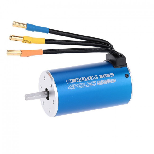 MOTOR BRUSHLESS SURPASS 4POLOS 3665 1550KV EJE 5MM