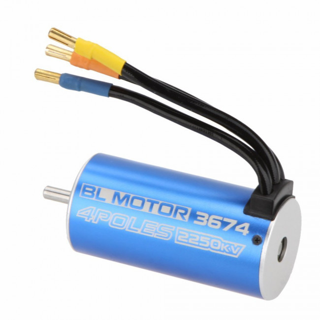 MOTOR BRUSHLESS SURPASS 4POLOS 3674 1150KV EJE 5MM