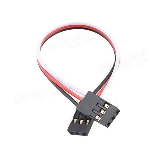 CABLE ALARGADOR DE SERVO MACHO MACHO 9CM
