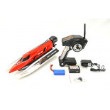 WLTOYS L915 LANCHA RC BRUSHLESS 43CM LIPO 11.1V 45KM/H F1 (ROJA)