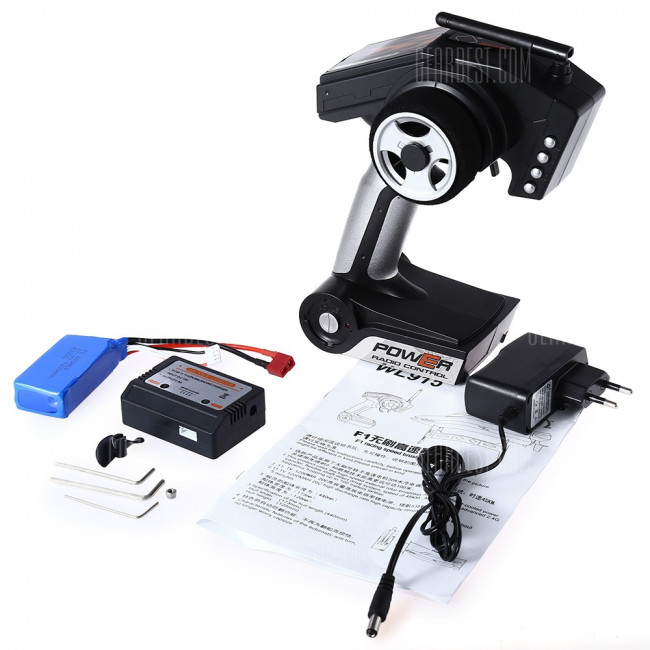 WLTOYS L915 LANCHA RC BRUSHLESS 43CM LIPO 11.1V 45KM/H F1 (ROJA)