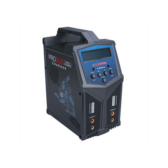 CARGADOR-DESCARGADOR X2 AC/DC UNIVE DUAL 7A-80W X2