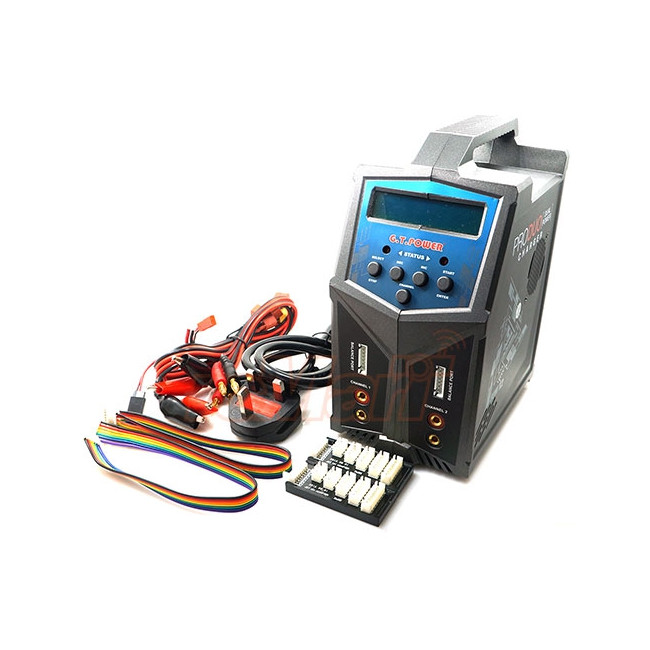 CARGADOR-DESCARGADOR X2 AC/DC UNIVE DUAL 7A-80W X2