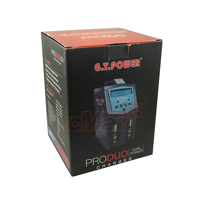 CARGADOR-DESCARGADOR X2 AC/DC UNIVE DUAL 7A-80W X2