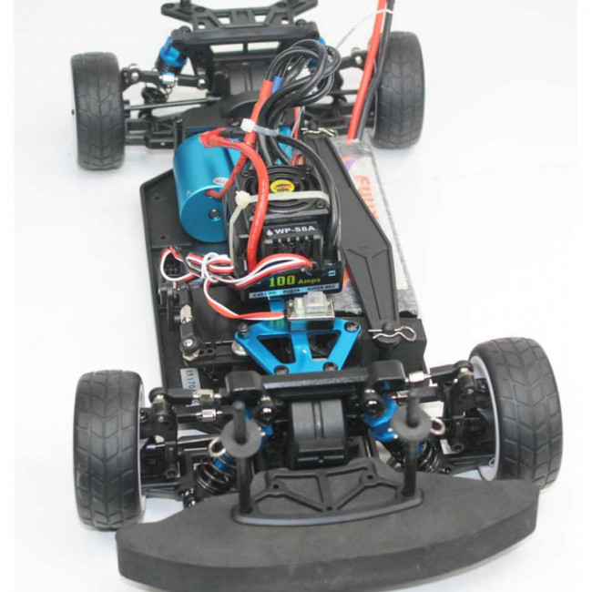 COCHE RC XEME HSP BRUSHLESS+11.1LIPO+100A ESC CON LUCES LED (VERDE)