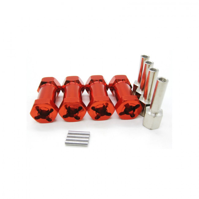 ENSANCHADORES DE EJES 25MM HEXÁGONO 12MM ALUMINIO