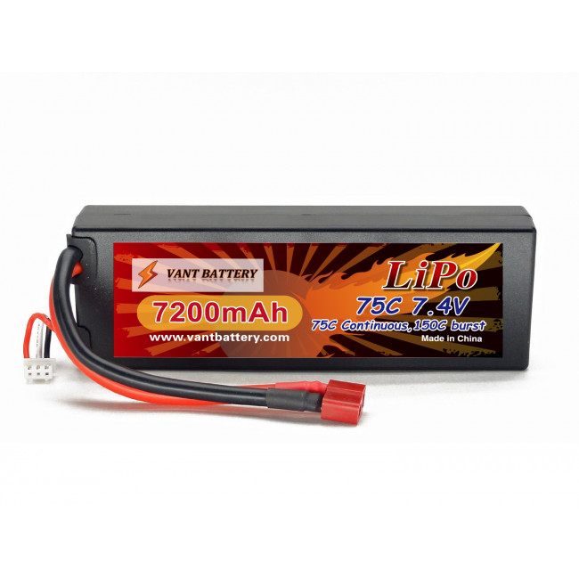 BATERÍA LIPO VANT BATTERY ALTA DESCARGA 7.4V 7.200MHA 75C