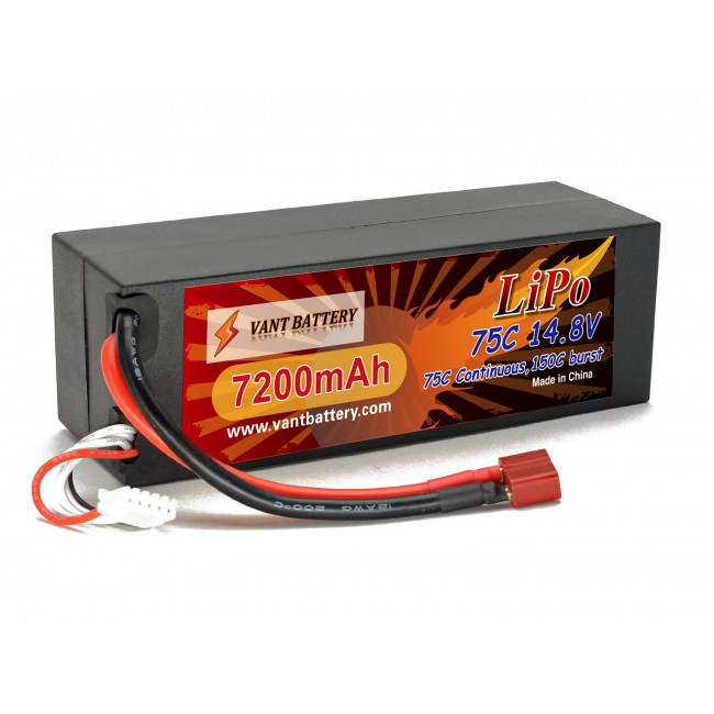 BATERÍA LIPO VANT BATTERY ALTA DESCARGA 14.8V 7.2000MHA 75C