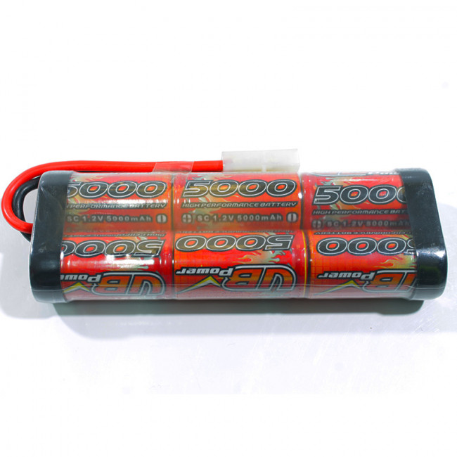 BATERÍA NIMH 7.2V 5000MHA CAPACIDAD Y DESCARGA