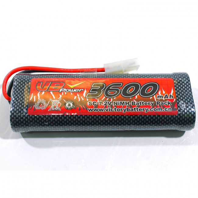 BATERÍA NIMH 7.2V 3.600MHA CAPACIDAD Y DESCARGA