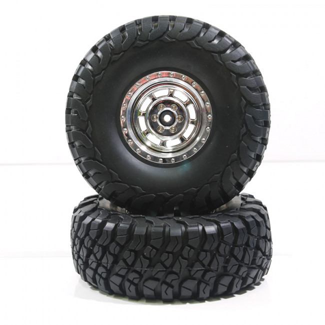 RUEDAS ROCK HAMMER CRAWLER 1/10 LLANTA CROMADA