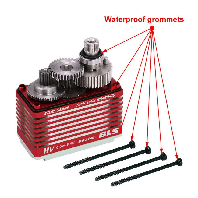 SERVO STANDARD BRUSHLESS BLS7731HHV 28,4KG/0.09s METÁLICO HV WATERPROOF PIÑONERÍA METÁLICA