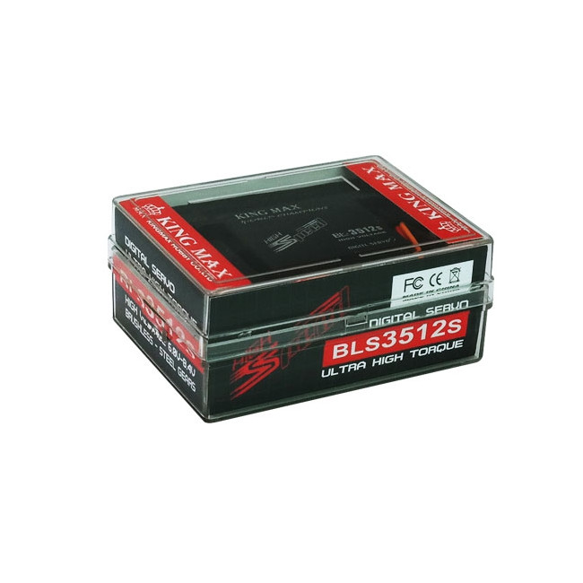 SERVO STANDARD BRUSHLESS BLS3512S 39KG/0.11s METÁLICO HV WATERPROOF PIÑONERÍA Y CAJA METÁLICA