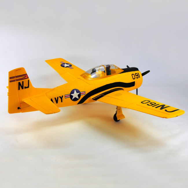 AVIÓN RC T27 TOJAN AMARILLO DYNAM VERSIÓN PNP 1270MM