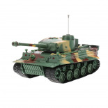 TANQUE RC HENG LONG TIGER CAMUFLAJE LUZ SONIDO 1/26 MULTIFUNCIÓN