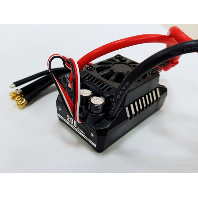 VARIADOR HOBBYWING WP-5BL 200 AMPERIOS 8S WATERPROOF WP-5BL200-8S