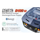 CARGADOR-DESCARGADOR SKYRC D100 V2 (2 CANALES DE CARGA) BLUETOOH 4,0
