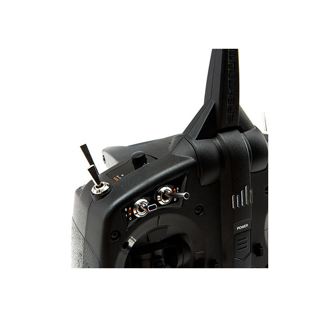 EMISORA RC SPEKTRUM DX6E + RECEPTOR AR610 6 CANALES 2.4GHZ