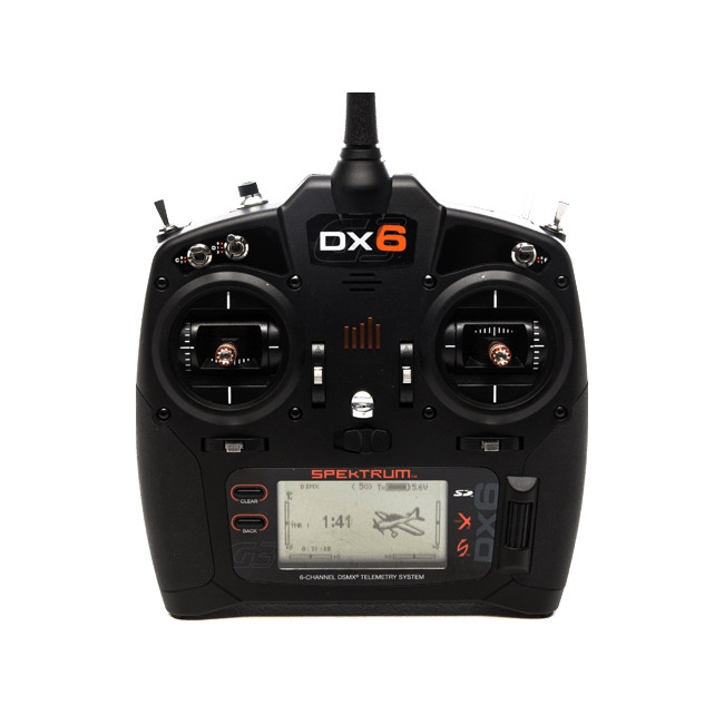 EMISORA RC SPEKTRUM DX6G3 + RECEPTOR AR610 6 CANALES EN 2,4GHZ