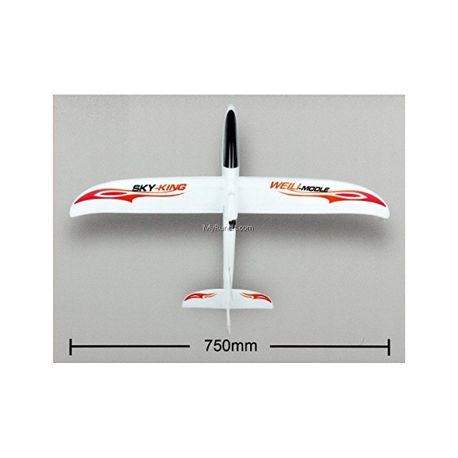 WLToys - Avión Planeador RC SKY-King F959 3Canales 2.4Ghz RTF - WLTF959