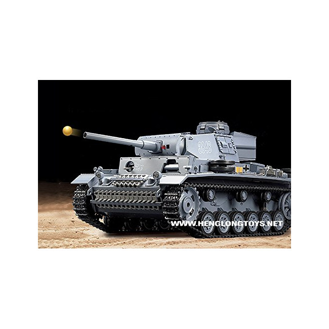 Heng Long - Tanque RC Panzerkampfwagen III escala 1/16 - HNL3848-1