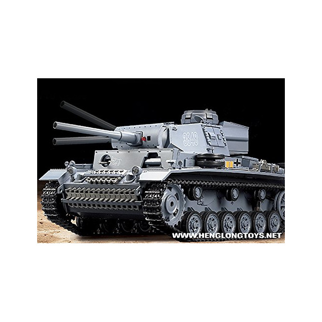 Heng Long - Tanque RC Panzerkampfwagen III escala 1/16 - HNL3848-1
