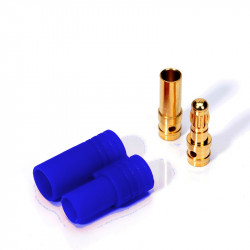 CONECTOR BANANA 3.5MM ORO CON PROTECTOR PLÁSTICO