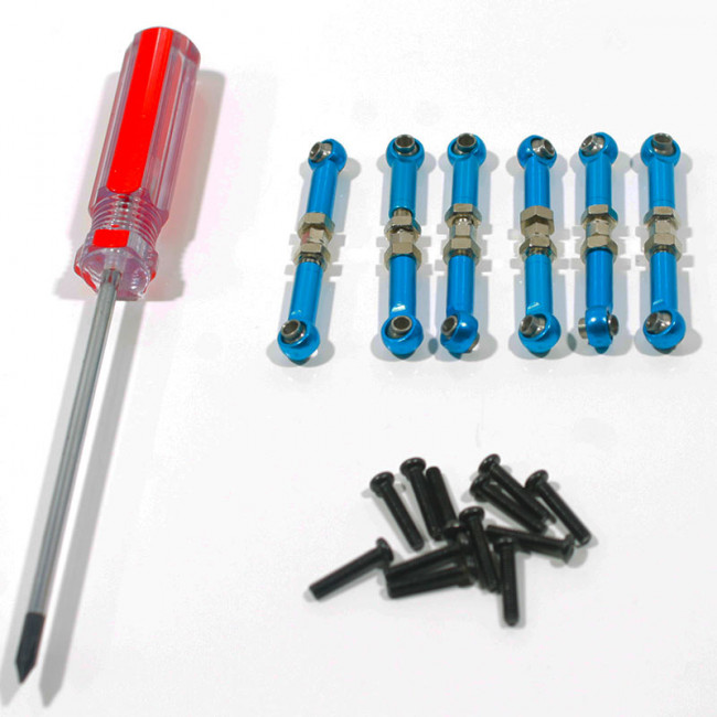 JUEGO TIRANTES AJUSTABLES CON ROTULAS ALUMINIO A959 A979 WLTOYS