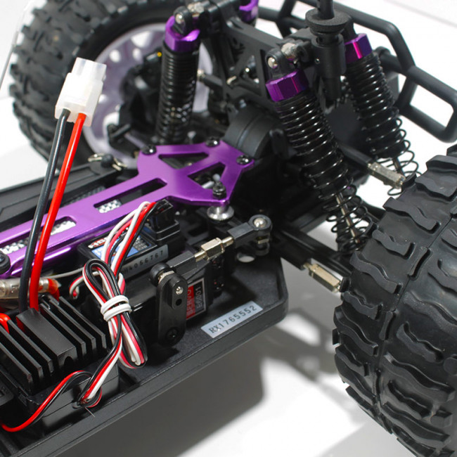 Brontosaurus Coche RC HSP Truck Azul y Naranja