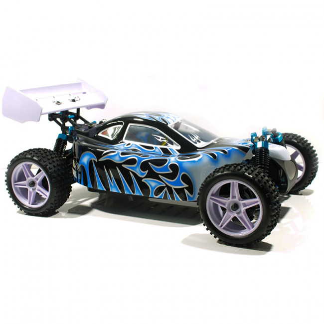 Coche RC XSTR Pro HSP 1/10 Brushless Lipo 2,4Ghz 4WD Azul-Bl-Ng