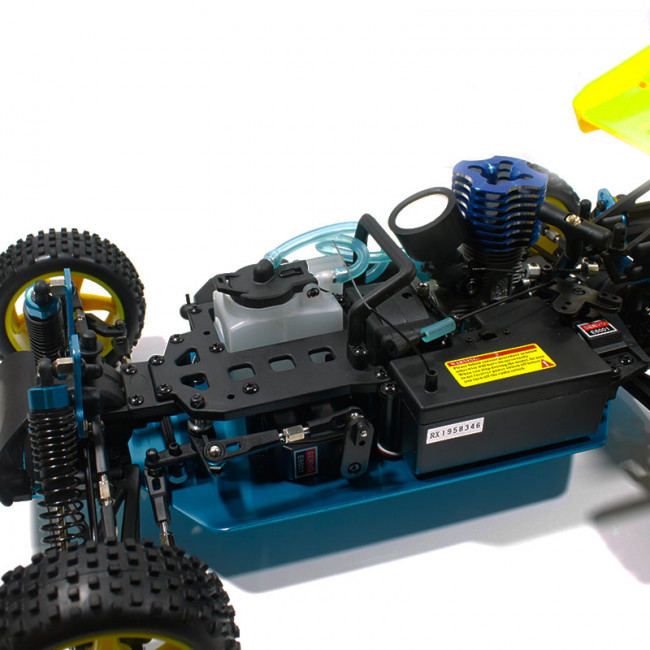 Warhead (Atomic) HSP Buggy 1/10 4wd (2,4GHZ) Plateado y Amarillo
