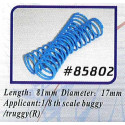 Muelles amortiguación 1/8 buggy Tras