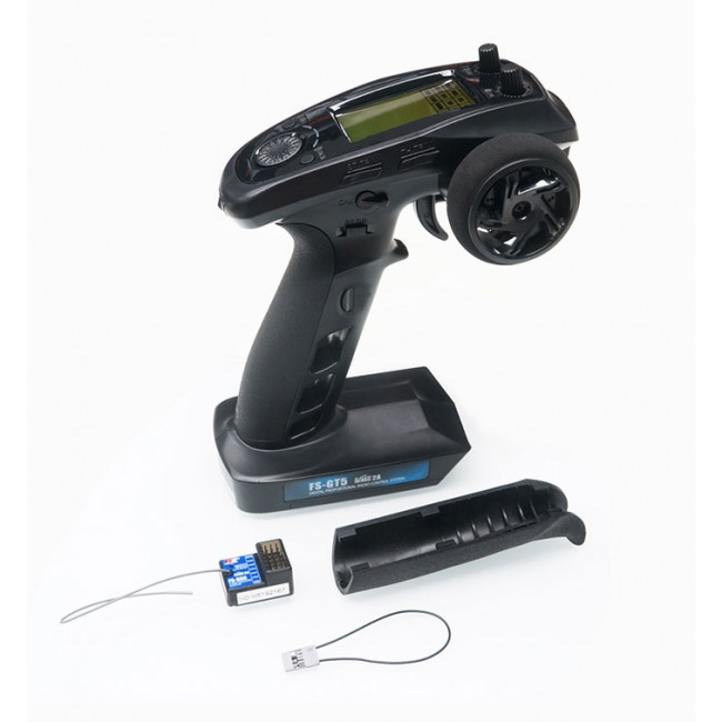 EMISORA RC FLYSKY GT5 + RECEPTOR BS6 CON GIRÓSCOPO 2,4GHZ NEW2018