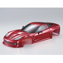 CARROCERÍA RC CORVETTE GT2 TOURING 1/10 TERMINADA ROJA