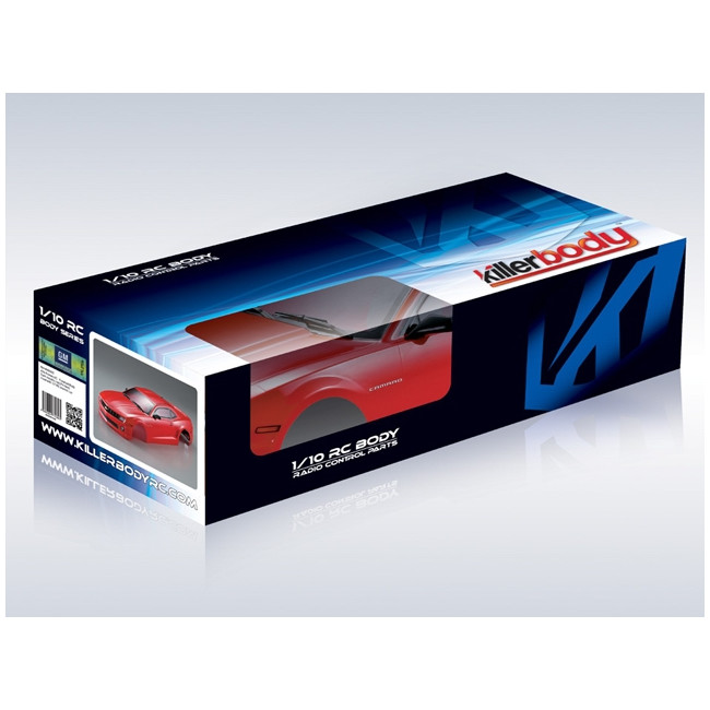 CARROCERÍA COCHE RC CAMARO 2011 TOURING 1/10 TERMINADA ROJA 