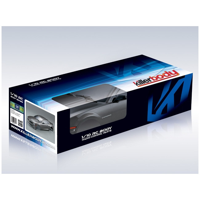 CARROCERÍA COCHE RC CAMARO 2011 TOURING 1/10 TERMINADA GRIS