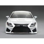 CARROCERÍA LEXUS RC F TOURING 1/10 TERMINADA BLANCA  4