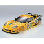 CARROCERÍA  RC CORVETTE GT2 TOURING 1/10 TERMINADA AMARILLO