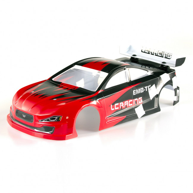 CARROCERÍA TOURING ROJA 1/14  LC RACING L6168