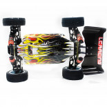 COCHE BRUSHLESS BUGGY 1/14 LC RACING EMB-1H RTR LIPO VERSION (7,4V)  AMARILLO NEGRO