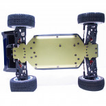 COCHE BRUSHLESS BUGGY 1/14 LC RACING EMB-1H RTR LIPO VERSION (7,4V)  AMARILLO NEGRO